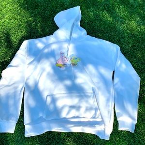 White Spongebob & Patrick Hoodie